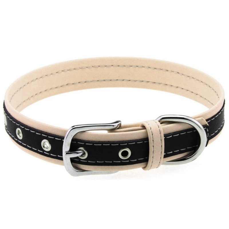 Kinky Puppy Collier Bicolore Simili Contrasted Ivoire
